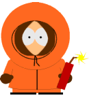 kenny avec un explosif